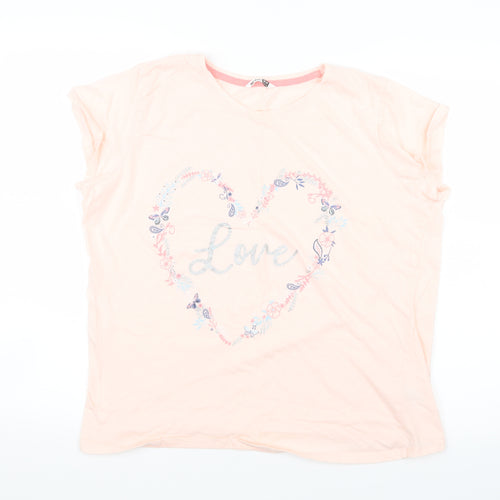 Pep&Co Womens Pink   Basic T-Shirt Size 16