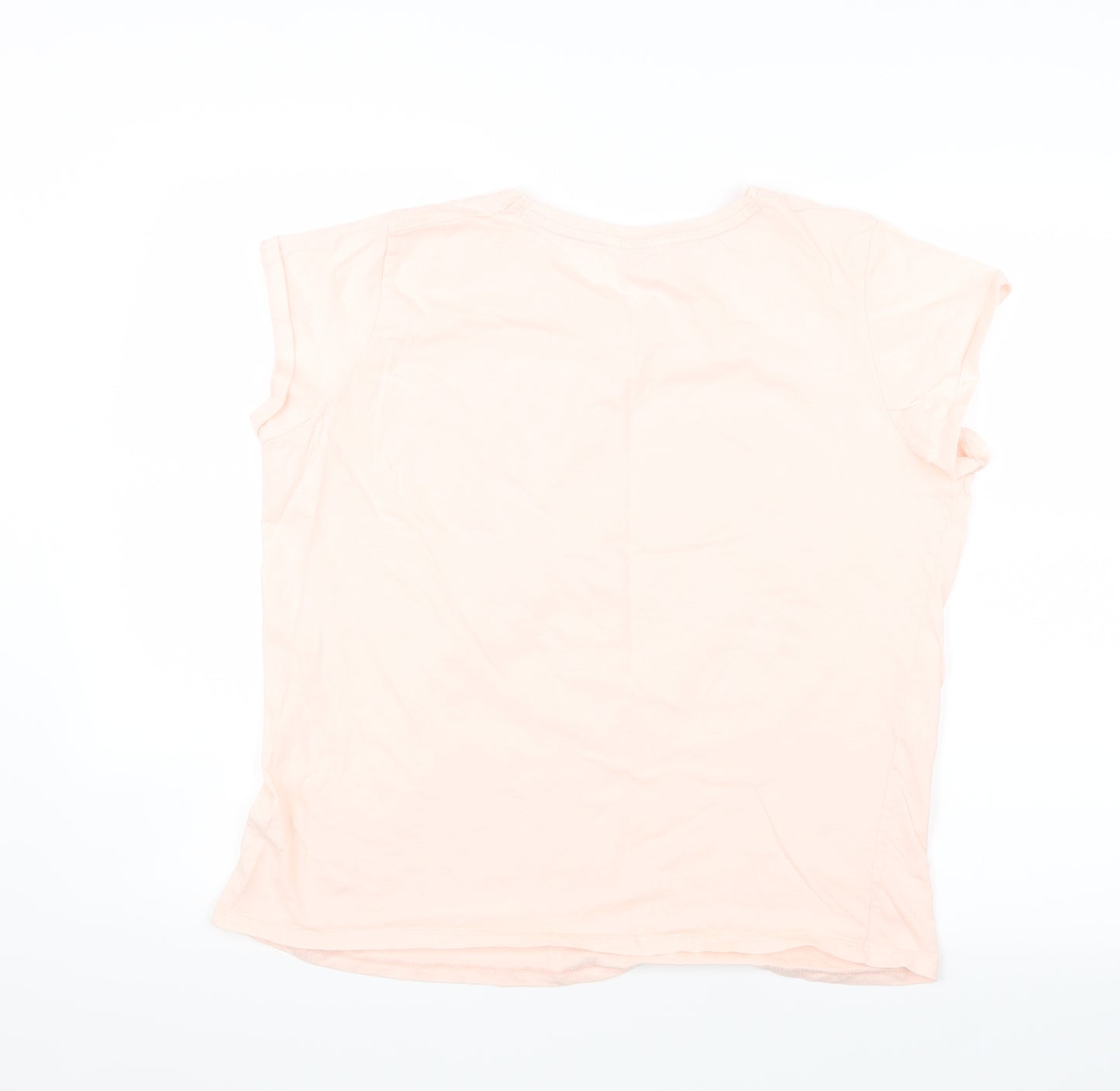 Pep&Co Womens Pink   Basic T-Shirt Size 16