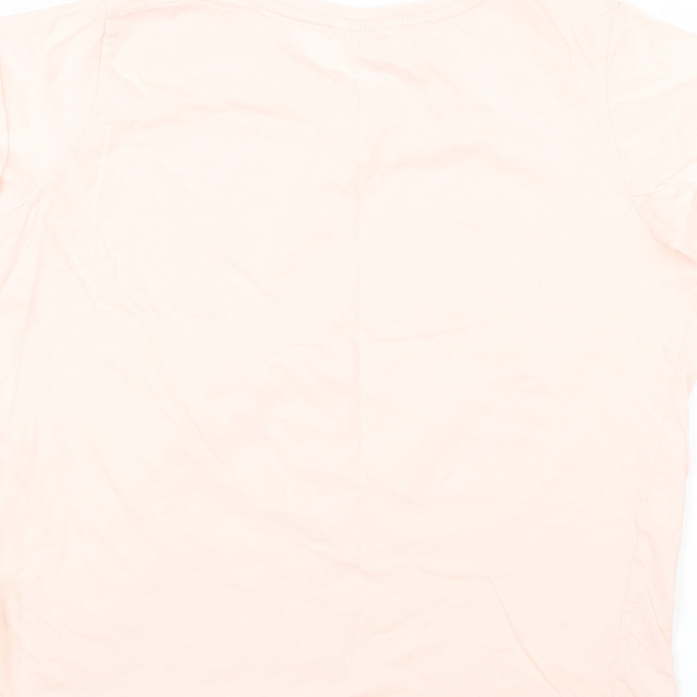 Pep&Co Womens Pink   Basic T-Shirt Size 16