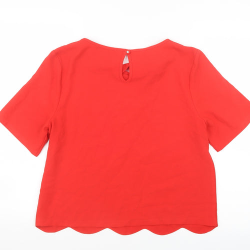 Atmosphere Womens Red   Basic Blouse Size 14