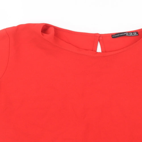Atmosphere Womens Red   Basic Blouse Size 14