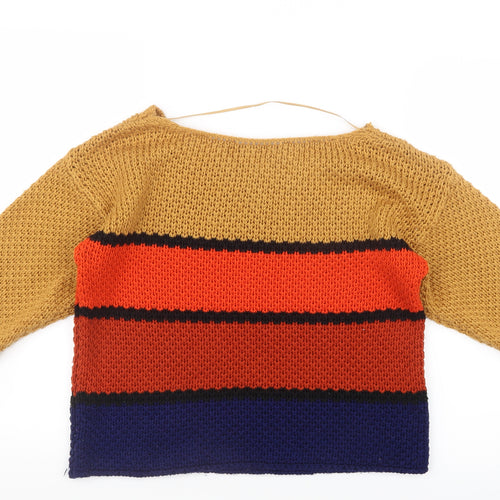 Atmosphere Womens Orange  Knit Pullover Jumper Size 10