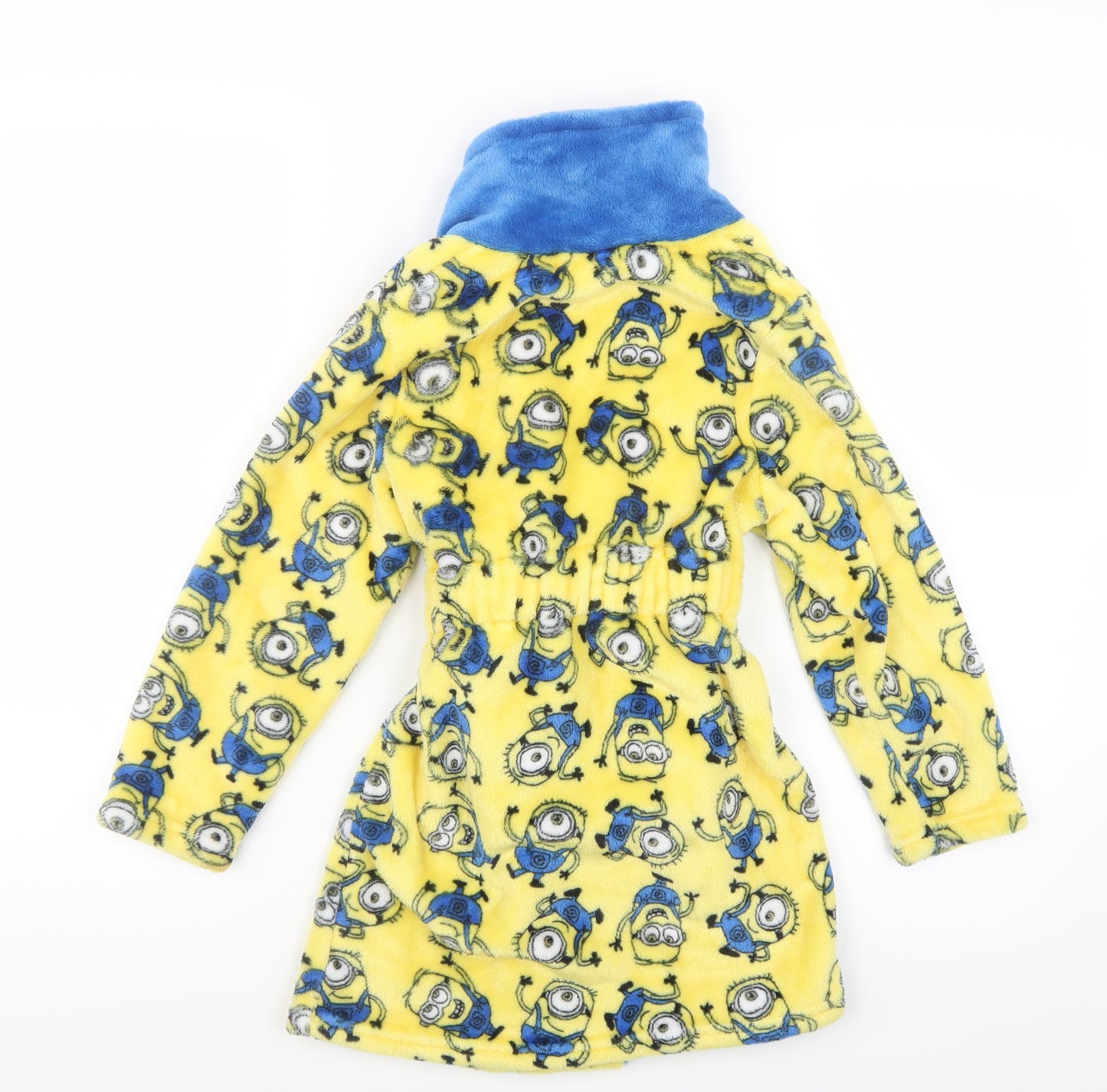 Matalan Boys Yellow Geometric   Gown Size 7 Years  - Minions