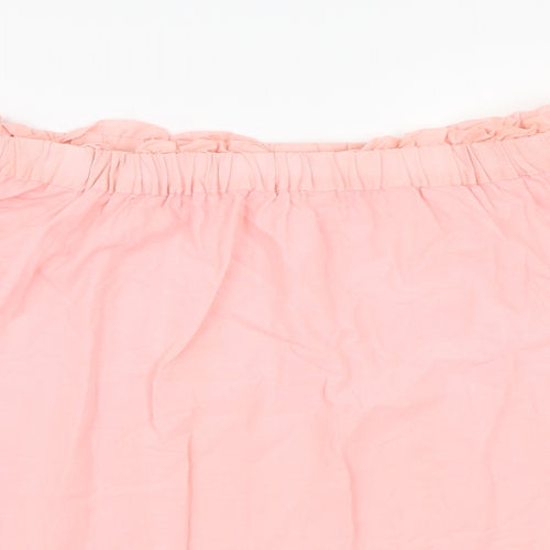 H&M Womens Pink   Basic Blouse Size 16