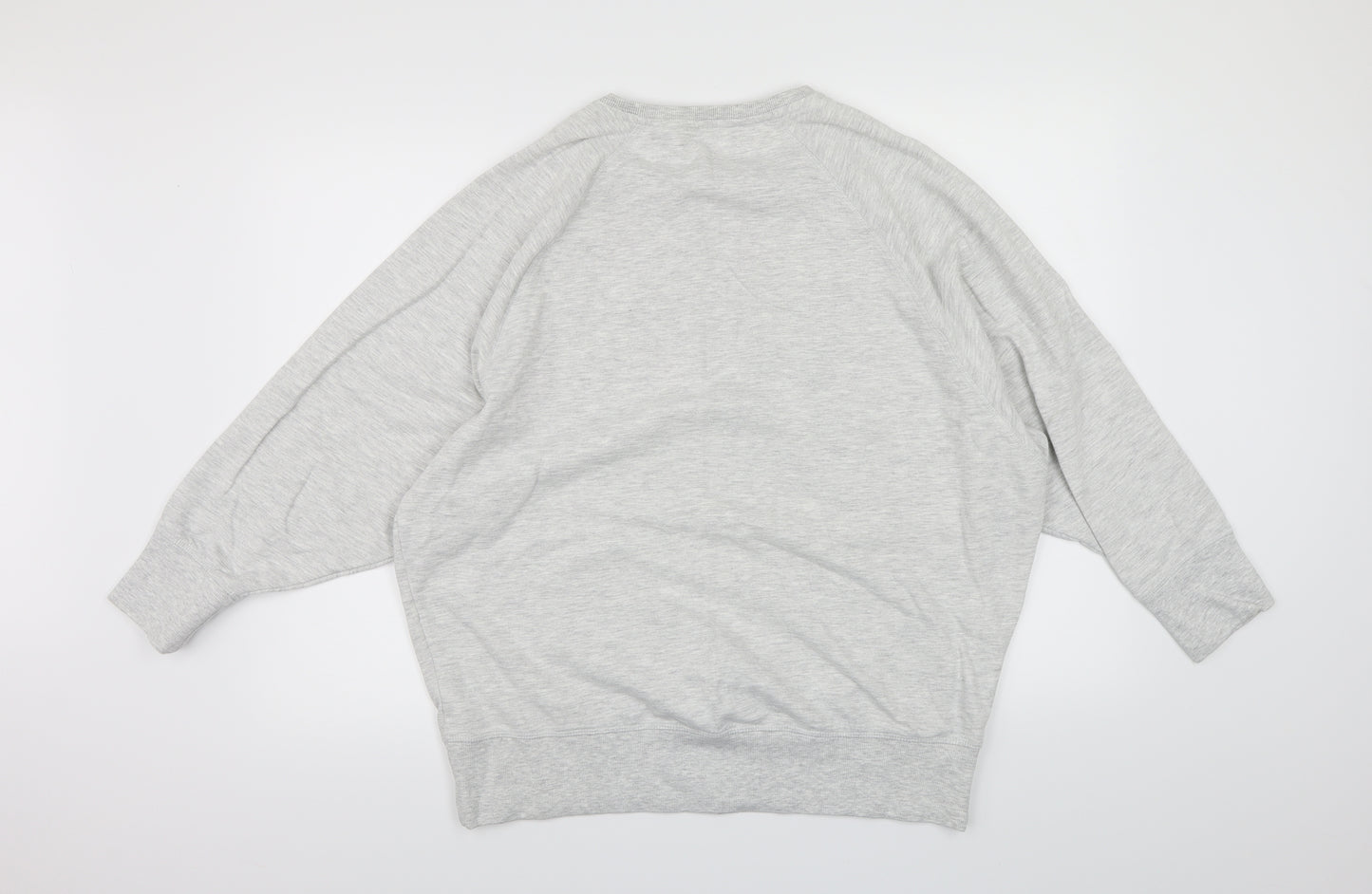 George Womens Grey  Jersey Top Pyjama Top Size 16  - Star print
