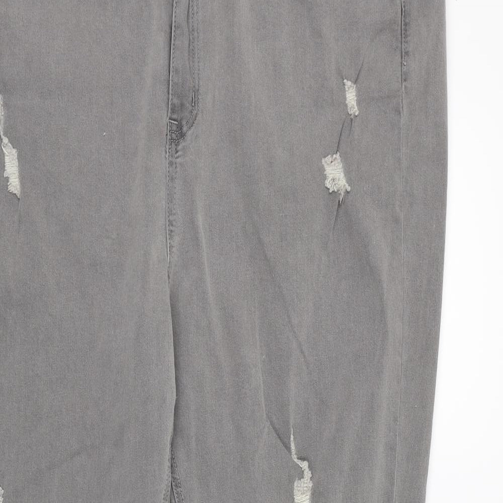 In the Style Womens Grey  Denim Skinny Jeans Size 22 L28 in