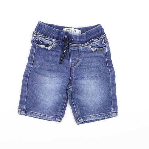 Denim & Co. Boys Blue  Denim Cargo Shorts Size 2-3 Years