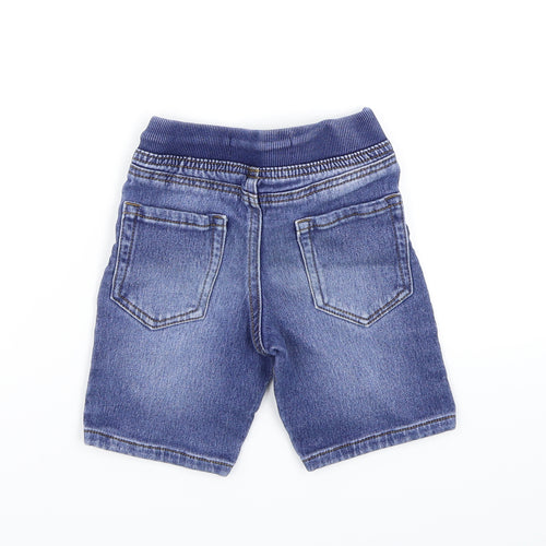Denim & Co. Boys Blue  Denim Cargo Shorts Size 2-3 Years