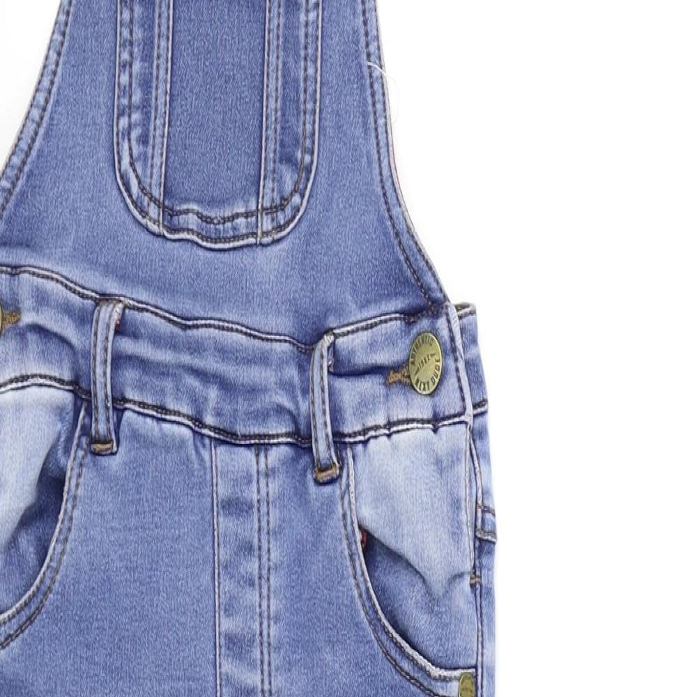 NEXT Boys Blue  Denim Dungarees Trousers Size 4-5 Years