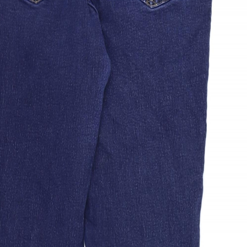 NEXT Womens Blue  Denim Skinny Jeans Size 16 L27 in