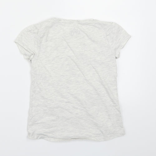 F&F Girls Grey   Basic T-Shirt Size 9-10 Years