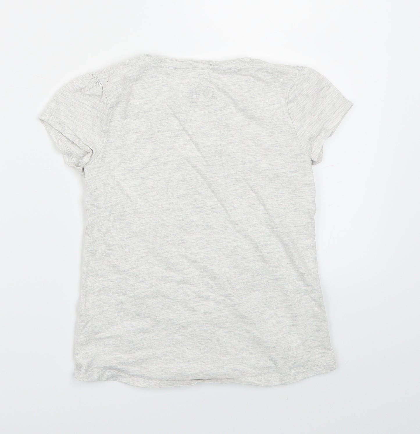 F&F Girls Grey   Basic T-Shirt Size 9-10 Years