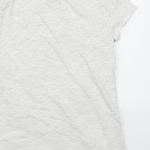 F&F Girls Grey   Basic T-Shirt Size 9-10 Years