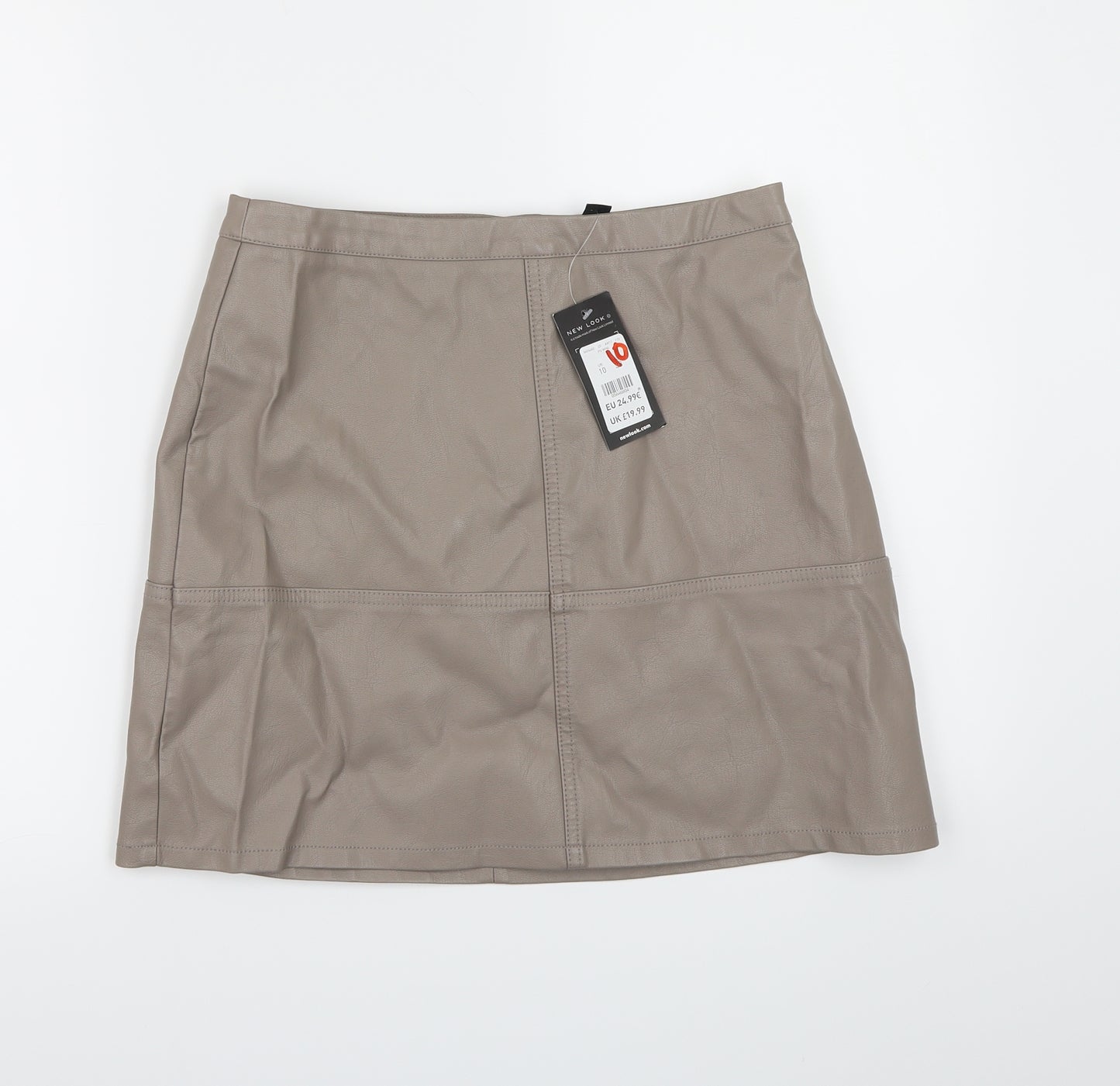 New Look Womens Grey   A-Line Skirt Size 10