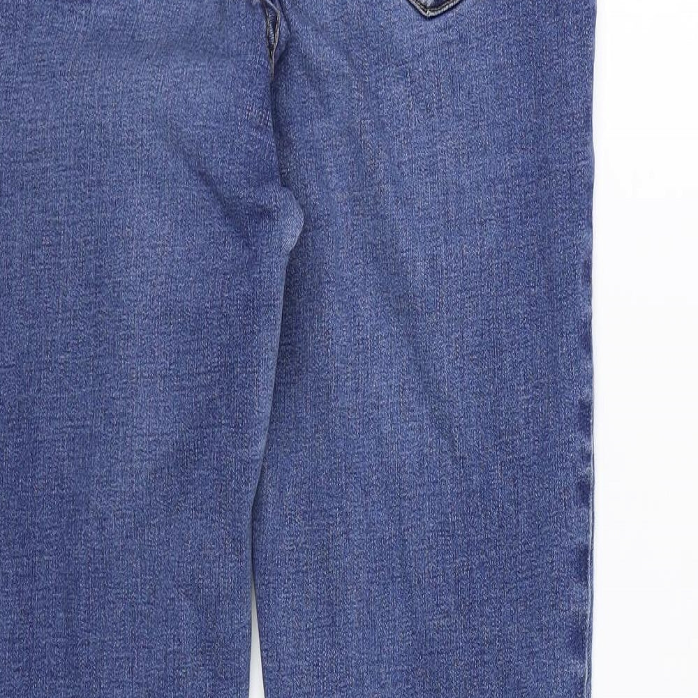 New Look Womens Blue  Denim Jegging Jeans Size 12 L26 in