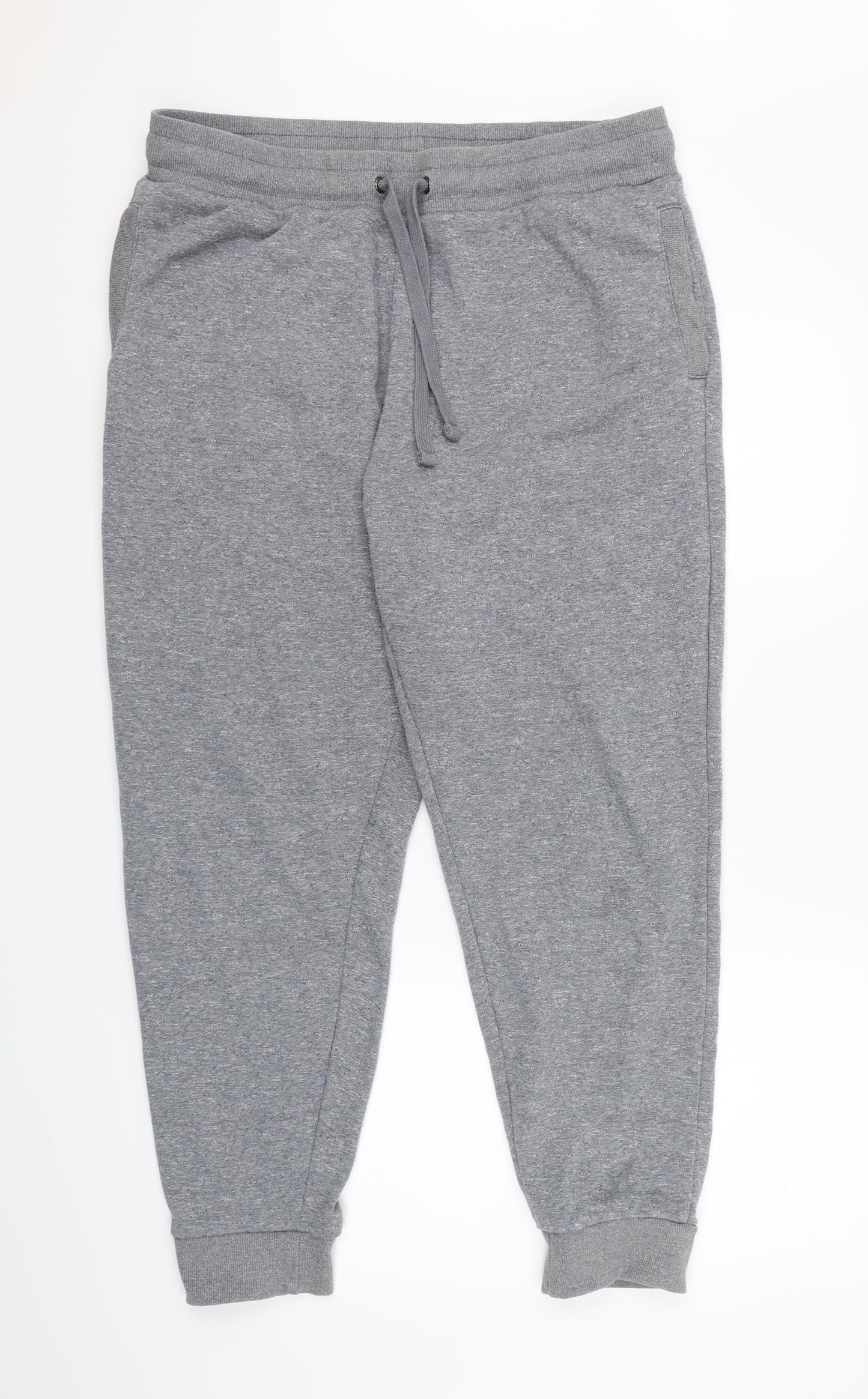 TU Mens Grey  Jersey Jogger Trousers Size L L27 in