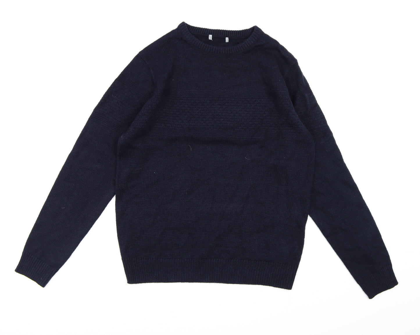 TU Mens Blue  Knit Pullover Jumper Size M