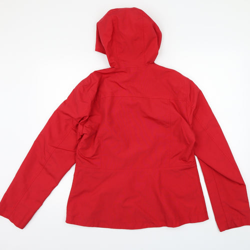H&M Womens Red   Rain Coat Coat Size M