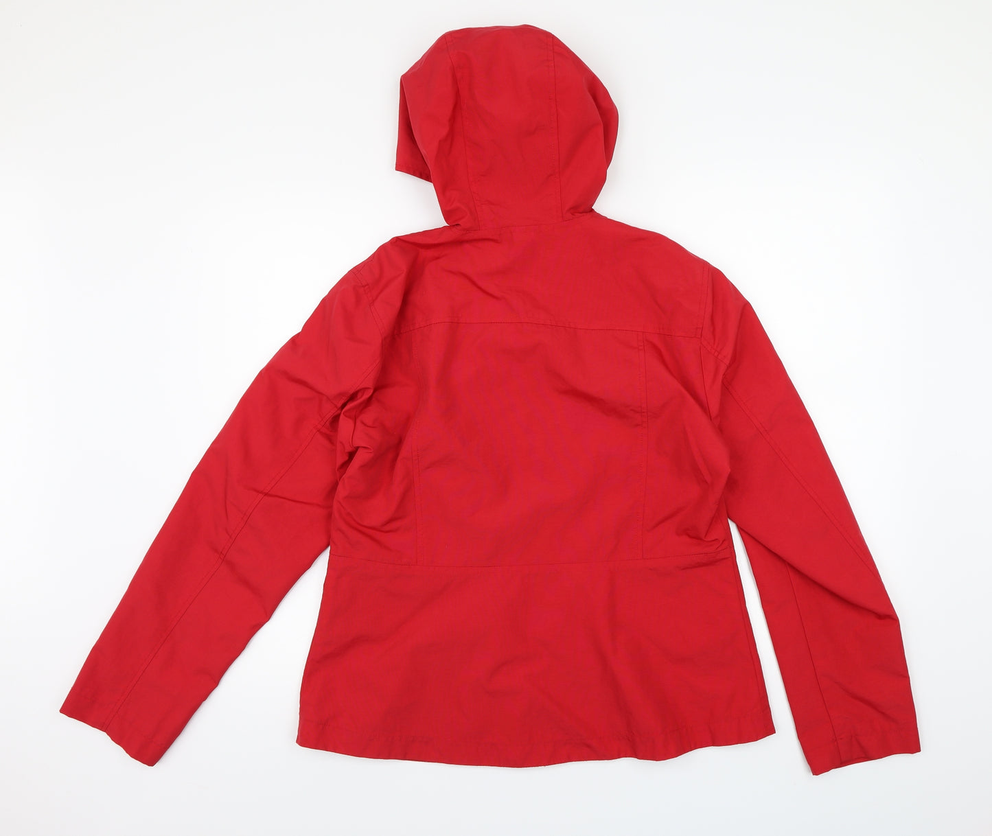 H&M Womens Red   Rain Coat Coat Size M