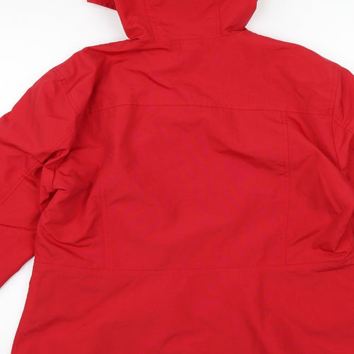 H&M Womens Red   Rain Coat Coat Size M