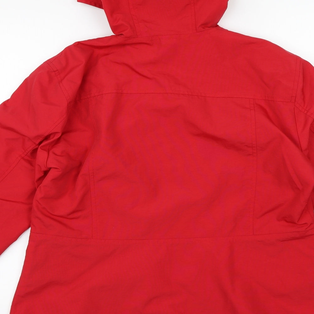H&M Womens Red   Rain Coat Coat Size M