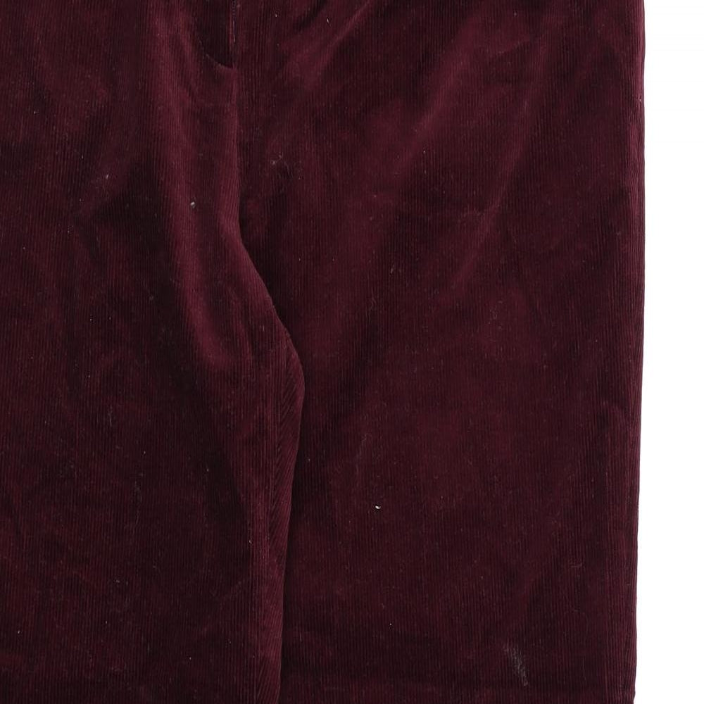 Alex & Co Womens Purple  Corduroy Trousers  Size 20 L30 in