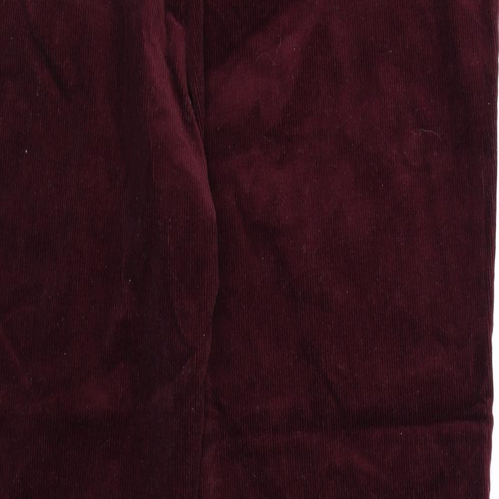 Alex & Co Womens Purple  Corduroy Trousers  Size 20 L30 in