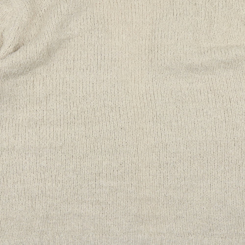 Brave Soul Womens Beige  Knit Cardigan Jumper Size 20