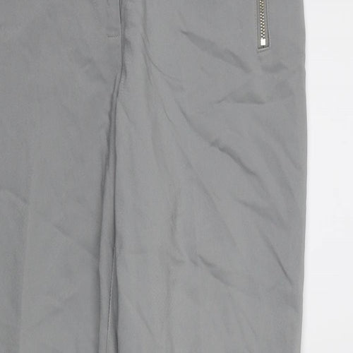 Papaya Womens Grey   Trousers  Size 10 L27 in