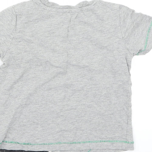 Nutmeg Boys Grey   Basic T-Shirt Size 18-24 Months
