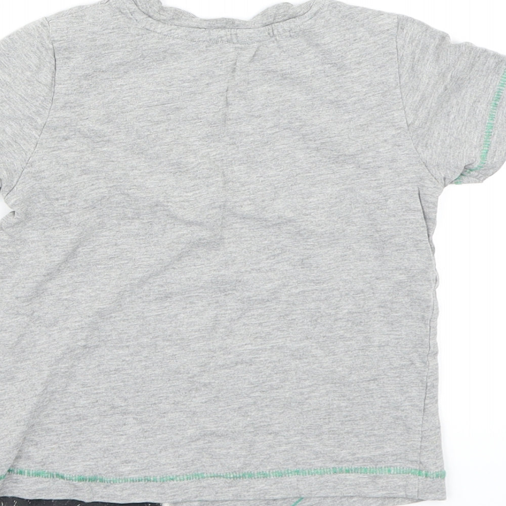 Nutmeg Boys Grey   Basic T-Shirt Size 18-24 Months