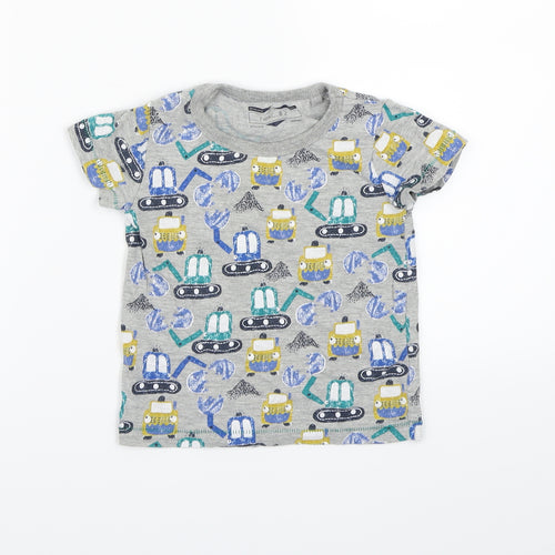 NEXT Boys Grey   Basic T-Shirt Size 12-18 Months