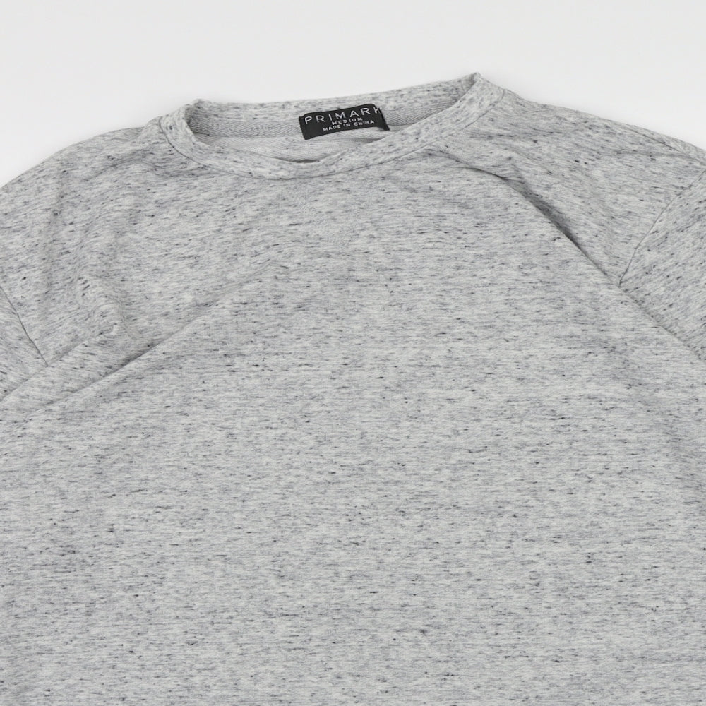 Primark Mens Grey  Jersey Pullover Sweatshirt Size M