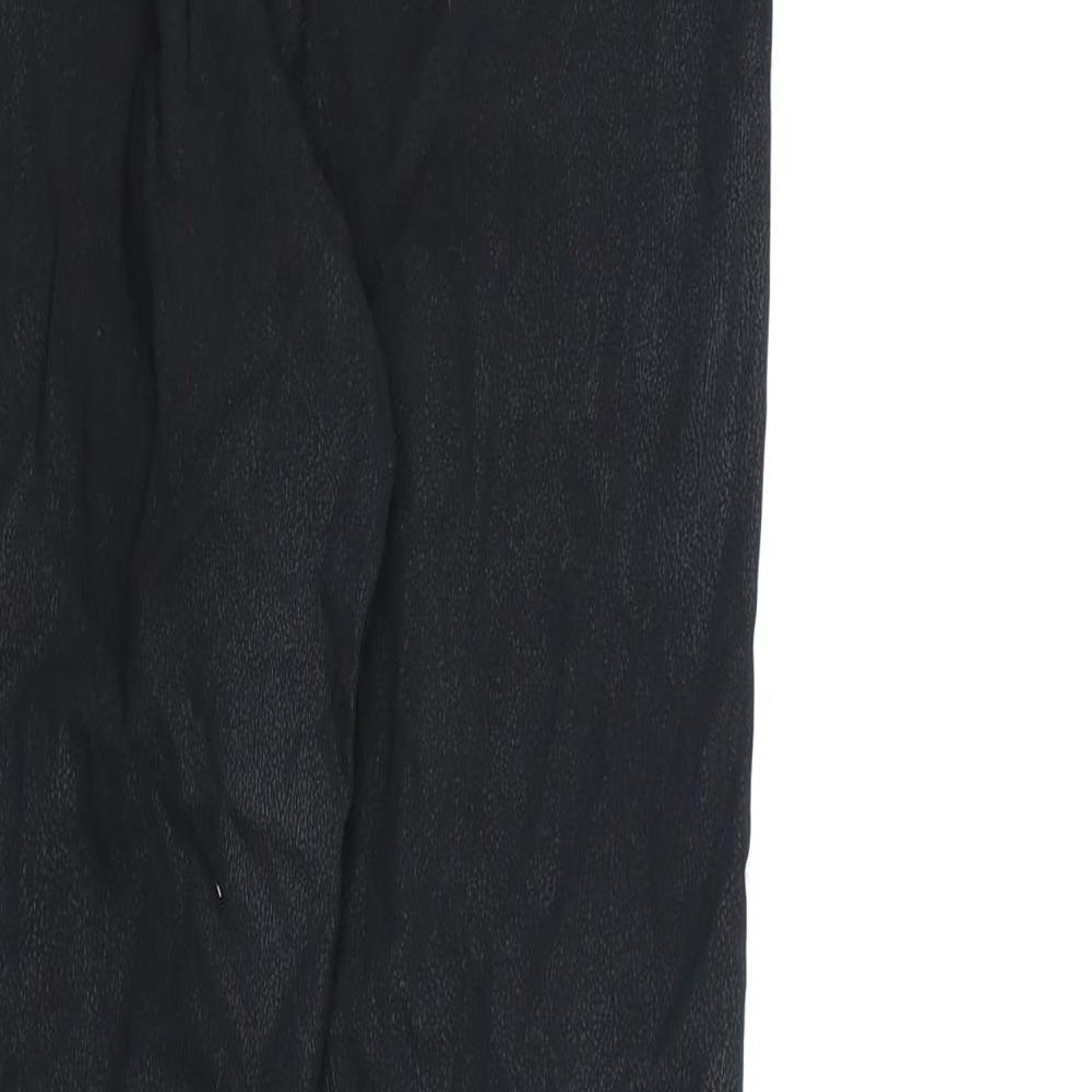 Papaya Womens Black   Pedal Pusher Leggings Size 8 L28 in