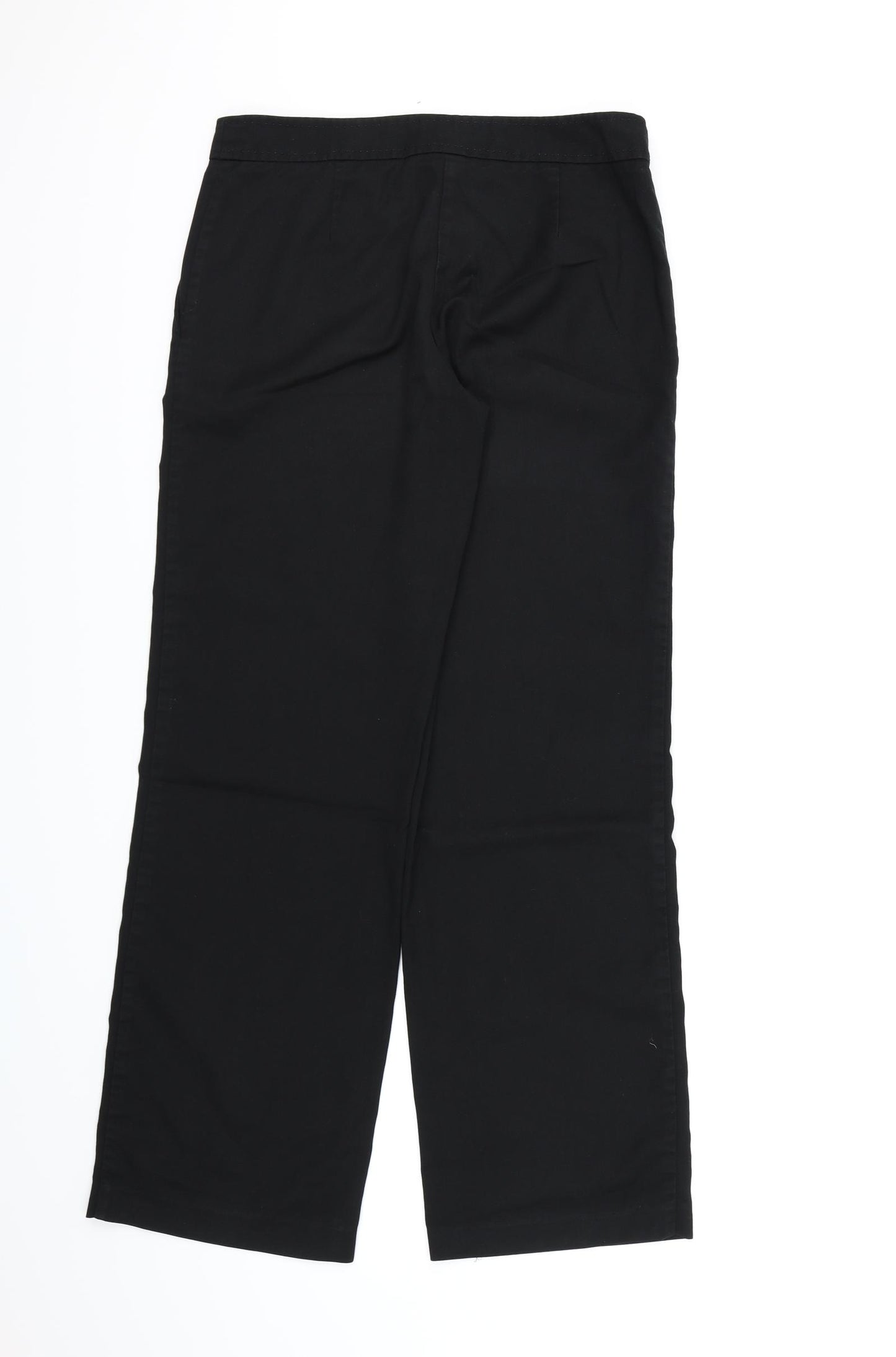 NEXT Womens Black  Rayon Dress Pants Trousers Size 8 L29 in