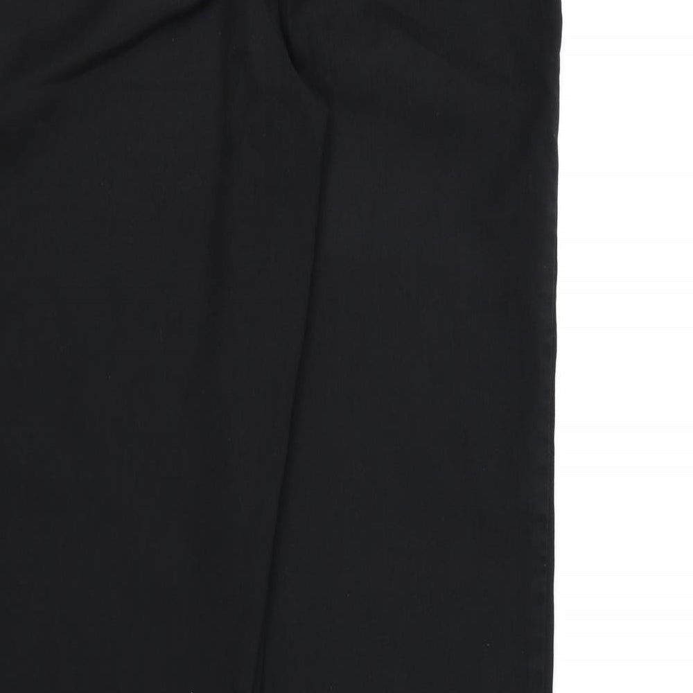 NEXT Womens Black  Rayon Dress Pants Trousers Size 8 L29 in