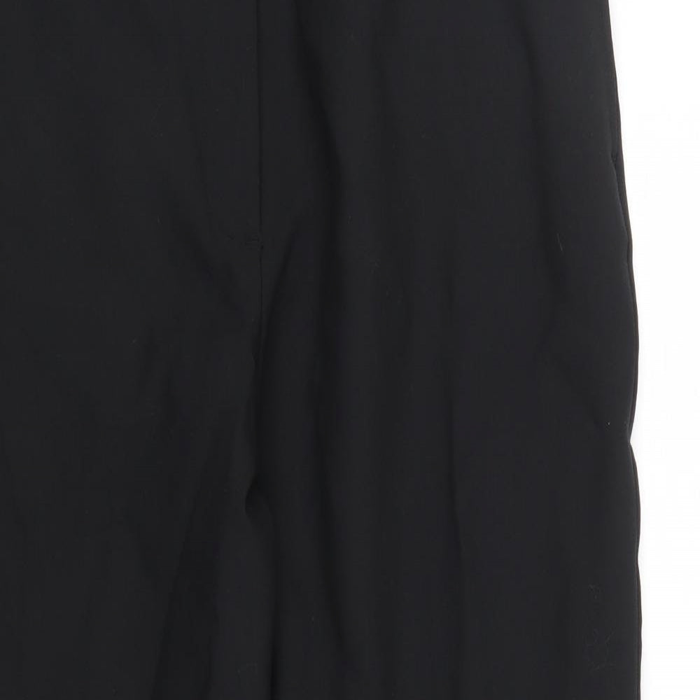 M&S Womens Black   Dress Pants Trousers Size 16 L24 in