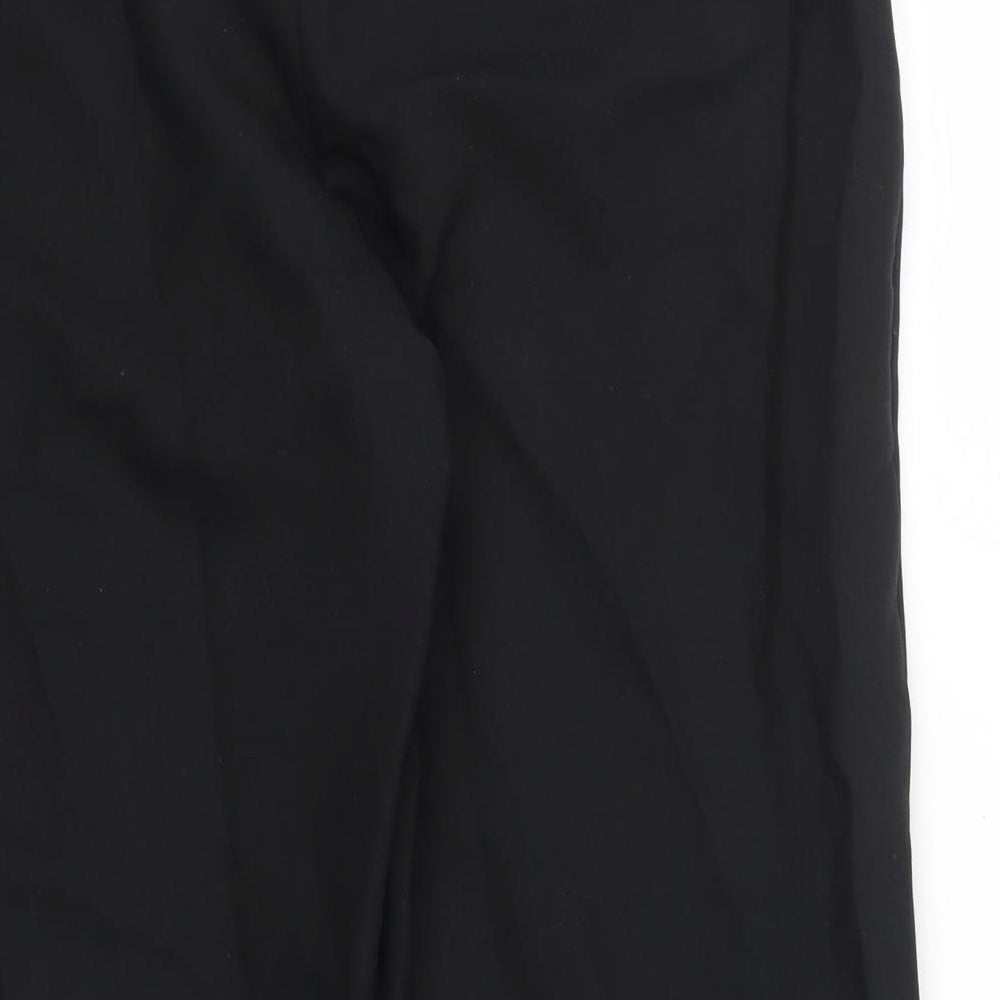 M&S Womens Black   Dress Pants Trousers Size 16 L24 in
