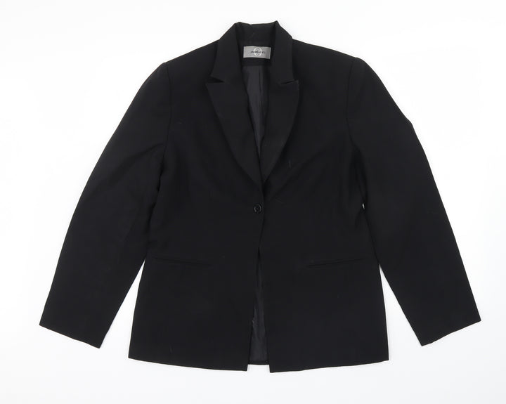 AMARANTO Womens Black   Jacket  Size 14