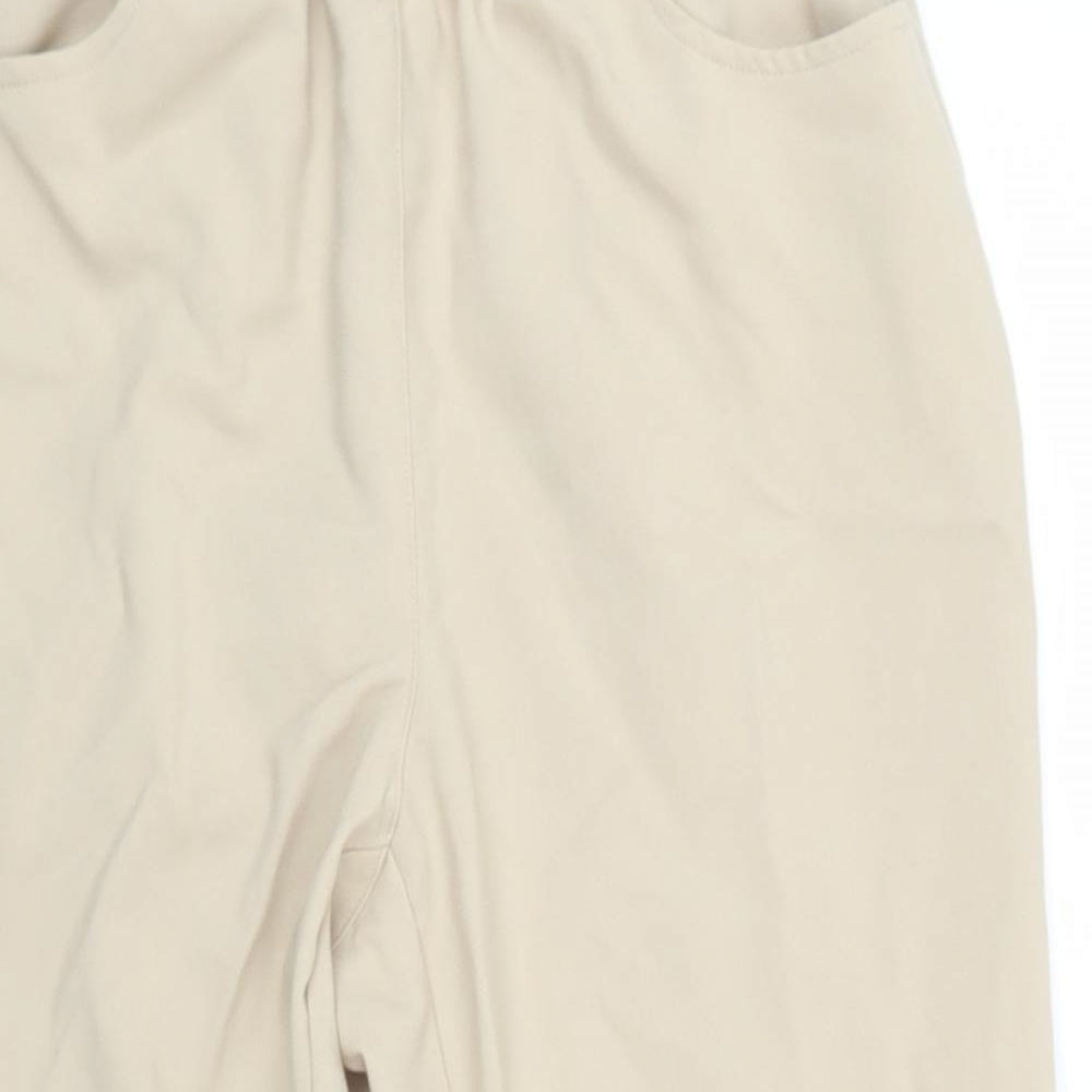 Preworn Womens Beige   Cropped Trousers Size 12 L20 in