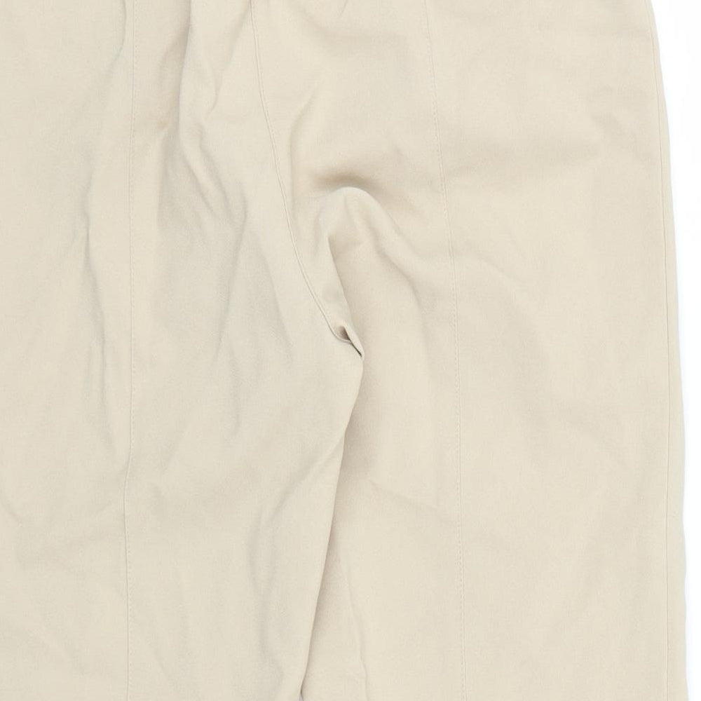 Preworn Womens Beige   Cropped Trousers Size 12 L20 in