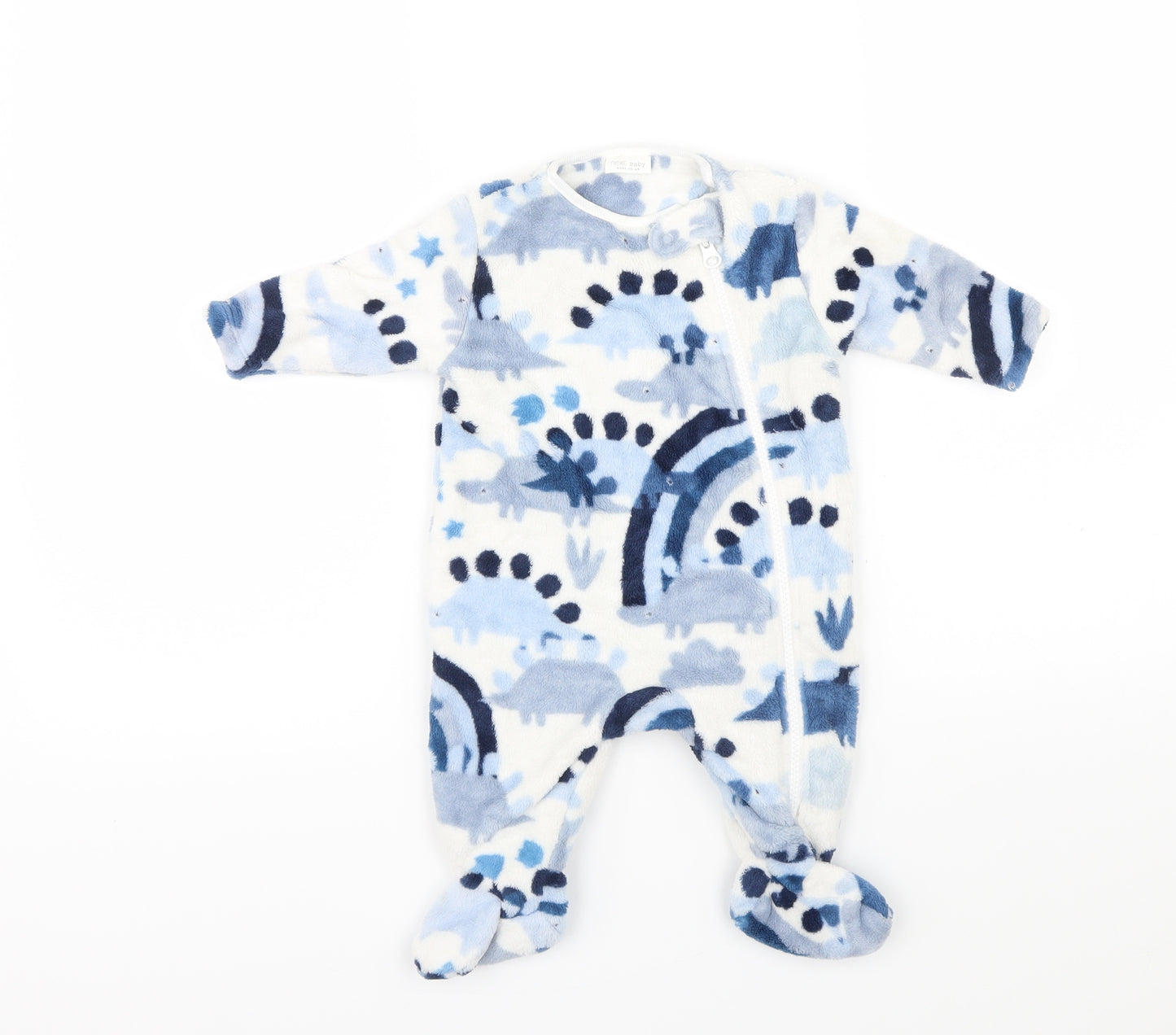 NEXT  Blue Animal Print  Babygrow One-Piece Size 0-3 Months