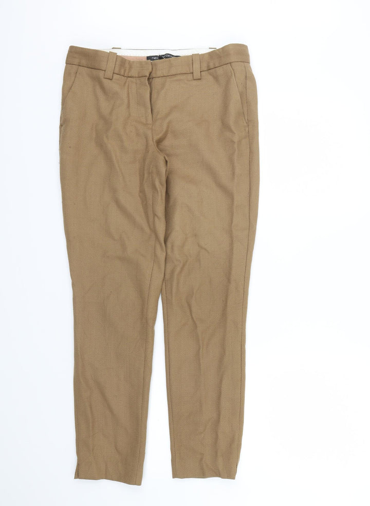NEXT Womens Brown   Trousers  Size 10 L27 in
