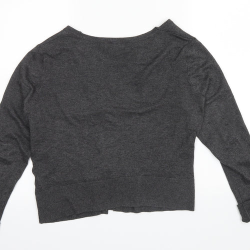 Primark Womens Grey   Cardigan Jumper Size M