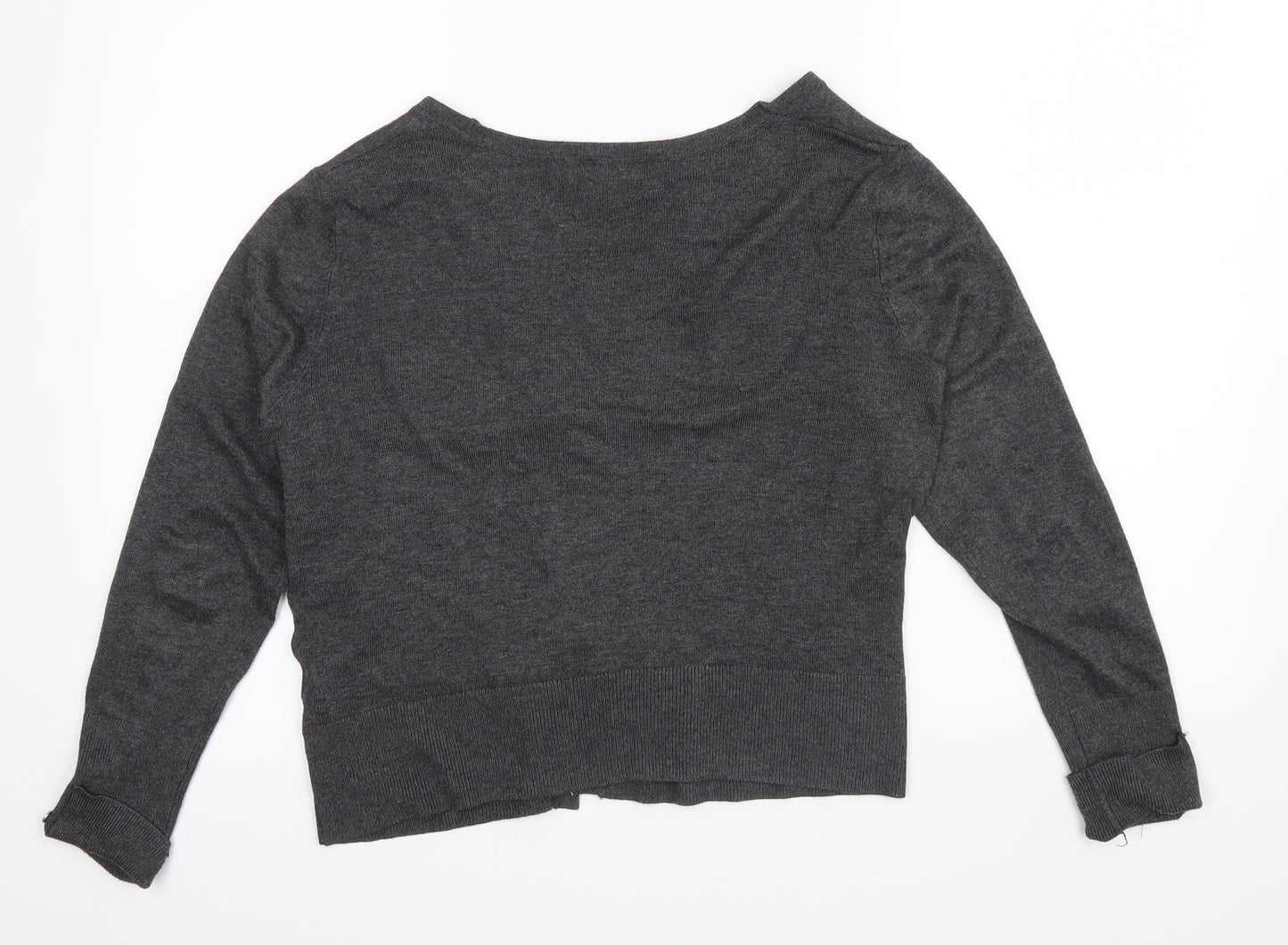 Primark Womens Grey   Cardigan Jumper Size M