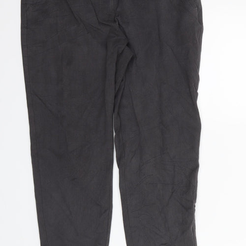 M&S Womens Grey   Dress Pants Trousers Size 10 L25 in