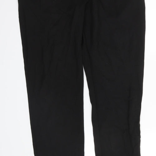 Oasis Womens Black   Trousers  Size 14 L28 in