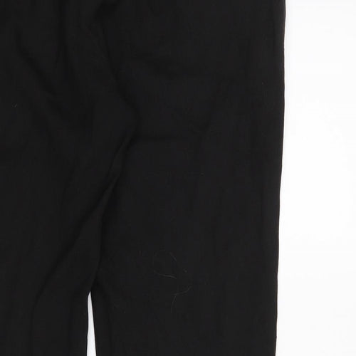 Oasis Womens Black   Trousers  Size 14 L28 in