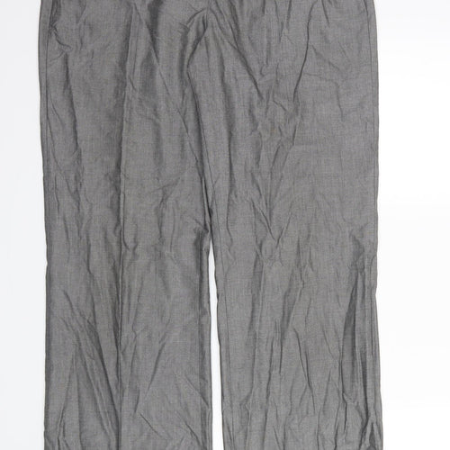 Artigiano Womens Grey   Trousers  Size 14 L31 in