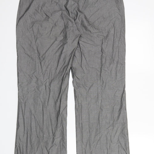 Artigiano Womens Grey   Trousers  Size 14 L31 in